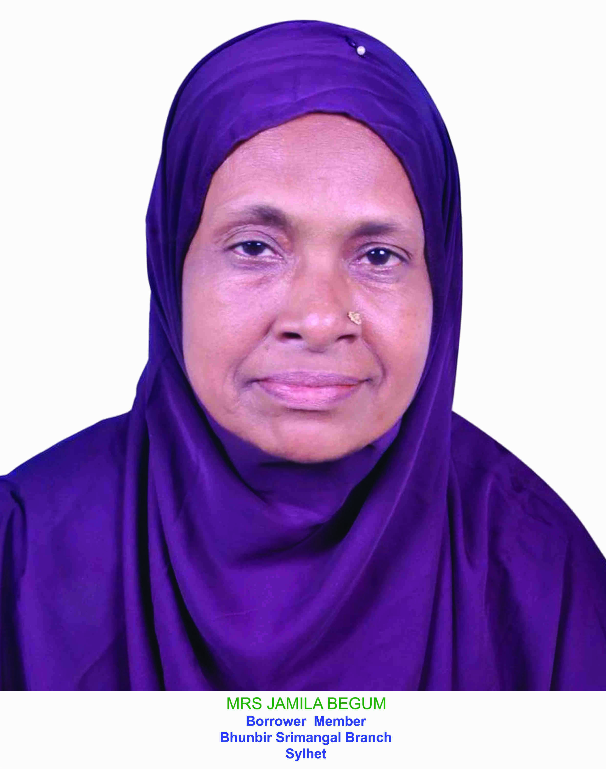 Mrs Jamila Begum